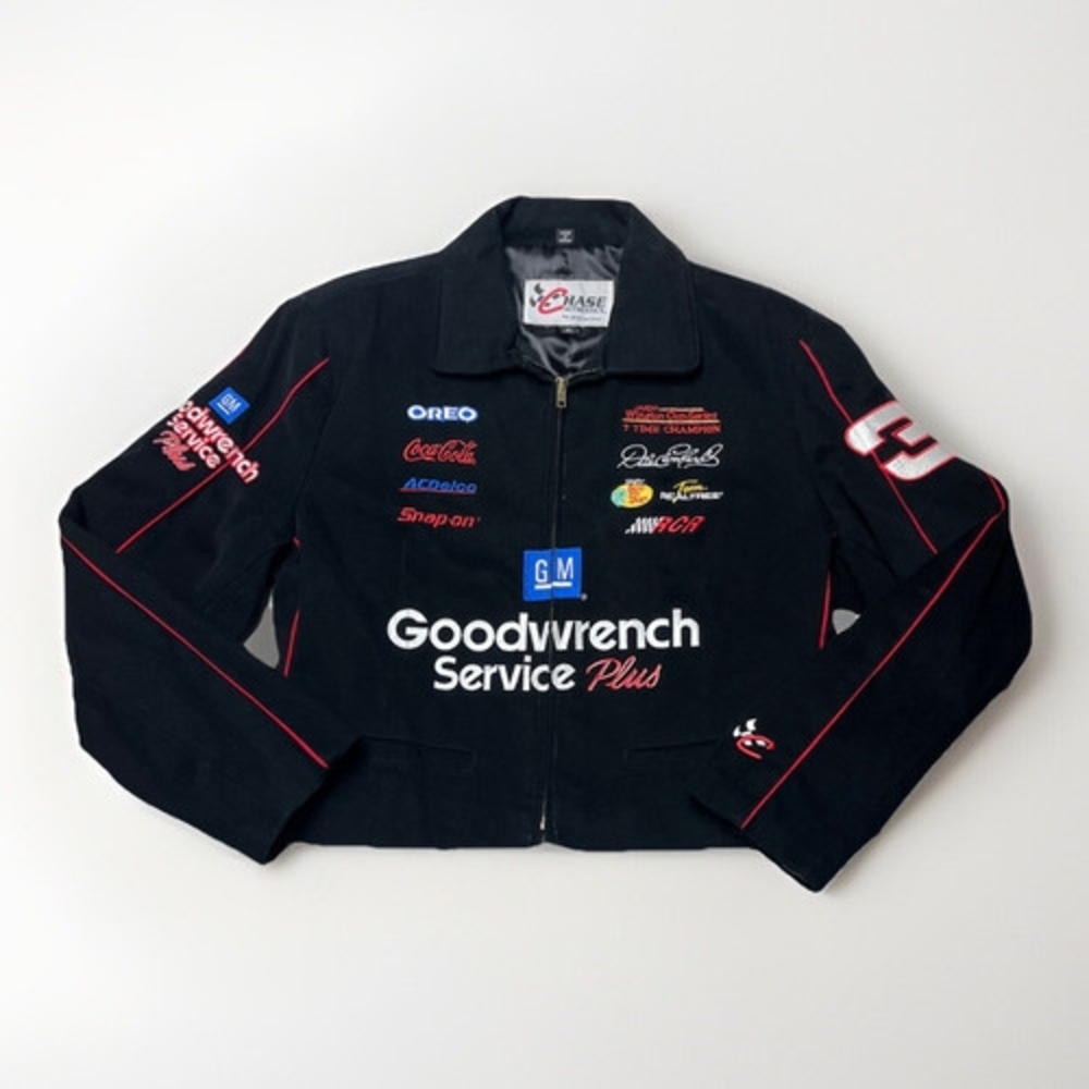 Chase Authentics Black Racing Jacket